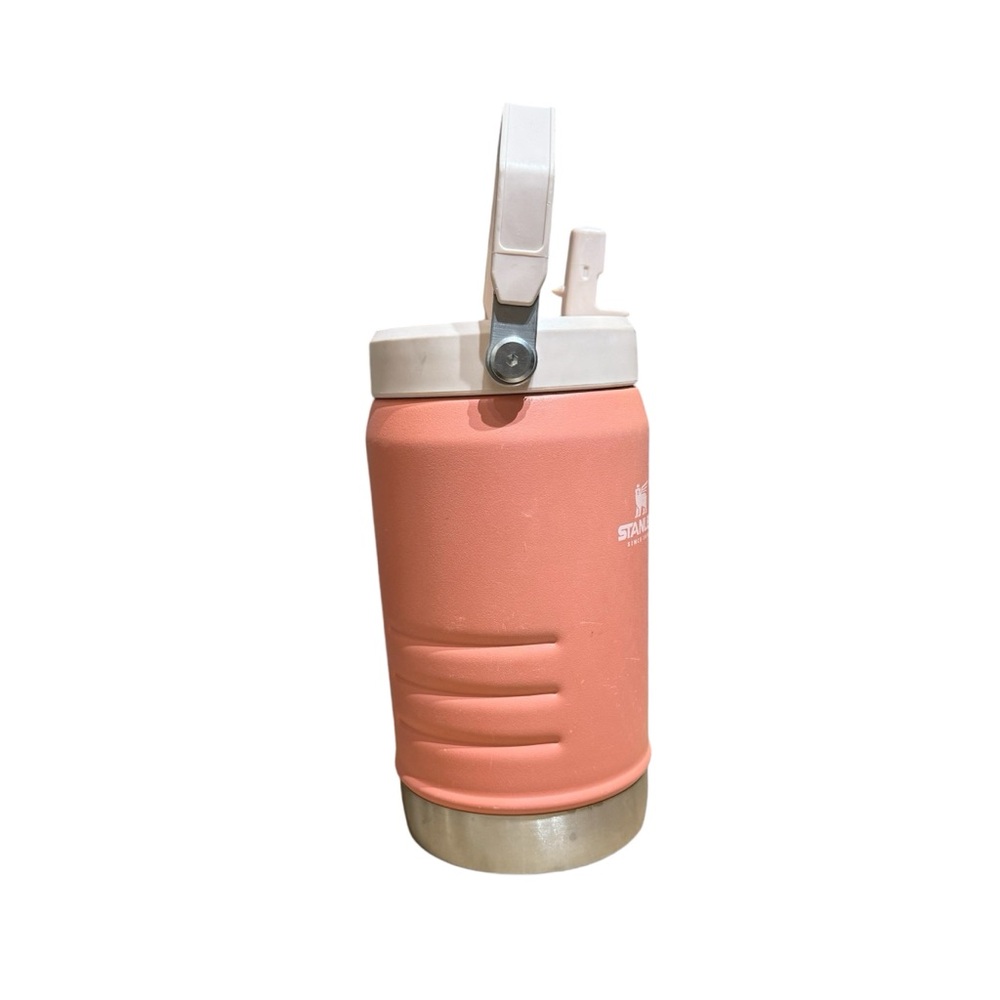 Stanley IceFlow Stainless Steel Water Jug Straw, Insulated, Grapefruit, 40OZ - Picture 3 of 11
